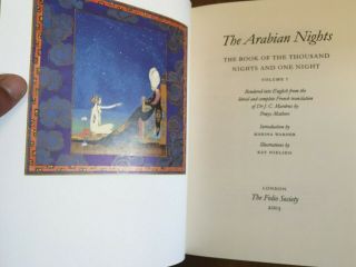 The Arabian Nights.  6 Volume Set Folio Society 6