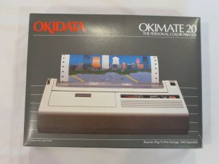 Vintage Okidata Okimate 20 Personal Color Printer,  Box