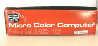 NOS Vtg TRS 80 Micro Color Computer Model MC 10 26 - 3011 Retro Radio Shack 3