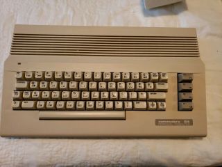 Vintage Commodore 64c Personal Computer Keyboard System Console
