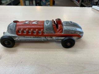Vintage Hubley Cast Iron Indy Racer Toy Race Car 22 Mpn 2330 Made In Usa