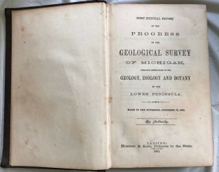 1860 Geological Survey of Michigan,  WINCHEL book 2