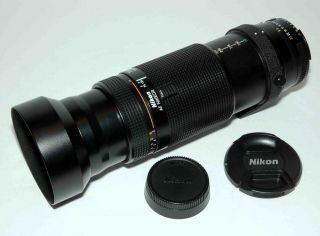 Nikon Af Zoom Nikkor 75 - 300mm F/4.  5 - 5.  6 Lens,  Tripod Mount,