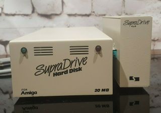 Amiga 1000 Supradrive 4x4 Scsi Controller & External Hard Drive Enclosure No Hd