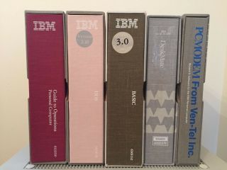 IBM XT 5160 PC,  Monitor,  Keyboard,  Printer,  & Books 2