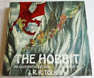 The Hobbit An Illustrated Edition Tolkien 1977 Rankin & Bass 1st Edition Abrams
