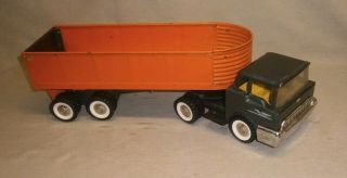 Vintage Structo Hydraulic Trailer Dump Truck 606