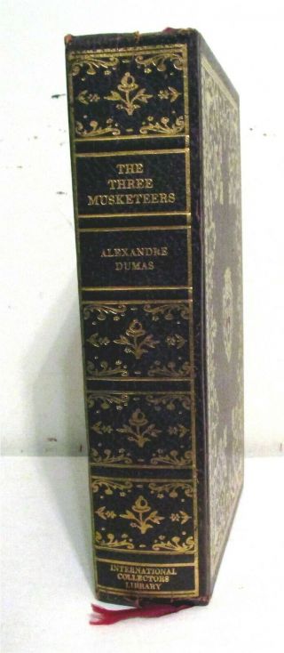 THE THREE MUSKETEERS,  Alexander Dumas,  Leather - like,  ICL,  PURTY Book 2