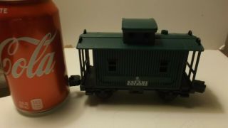 Vintage Lionel Trains O Scale Train Green Safari Railroad Caboose 9330 - 10