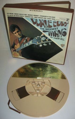 Vintage Duane Eddy Reel To Reel Tape 7 1/2 Ips Biggest Twang Of Them All Batman