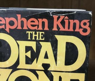 Classic Stephen King The Dead Zone Hard Back USA First Edition 1979 Viking 2