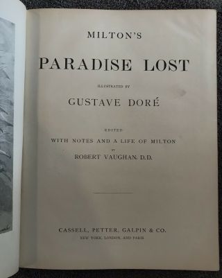 Milton ' s Paradise Lost Illustrated by Gustave Doré (Dore) 7