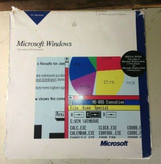 Microsoft Windows Version 1.  03 Ibm Pc Dos Ms - Dos Operating System 1986