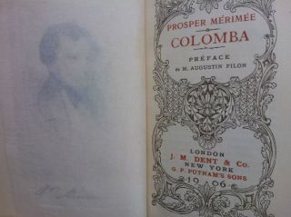PROSPER MERIMEE.  COLOMBA.  HB 1906 LEATHER/GILT.  FRENCH 4