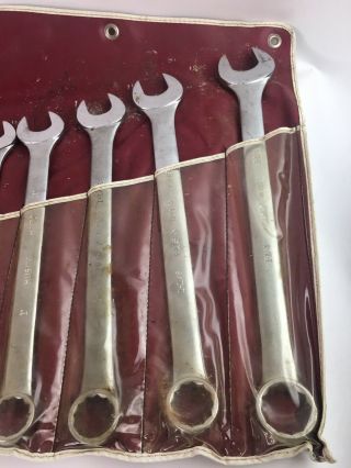 Vintage Husky Tool 14 Piece Wrench Set Sizes 3/8 