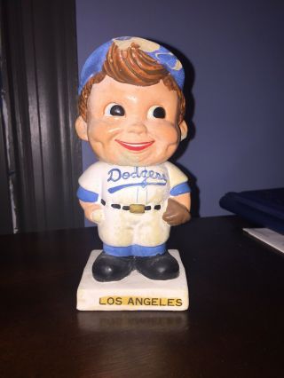 Vintage 1960s Los Angeles Dodgers Bobblehead Nodder