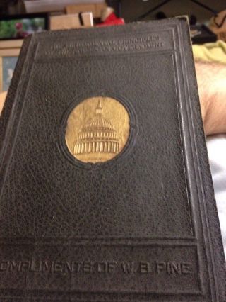 The Fundamental Principles Of The American Government W.  B.  Pine Signed