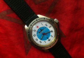 Wristwatch Vostok Komandirskie 2414 Watch Vintage Russian Ussr