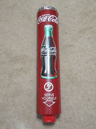 Vtg 1999 Red Plastic Coca Cola Paper Or Solo Cup Dispenser