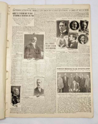 Jan 1 1912 COLOR Watchtower Announcing Bro Russells World Tour Jehovah 4