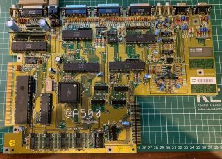 Commodore Amiga 500 Pal - Ntsc Motherboard Rev 6a,  Kickstart 1.  3 Rom