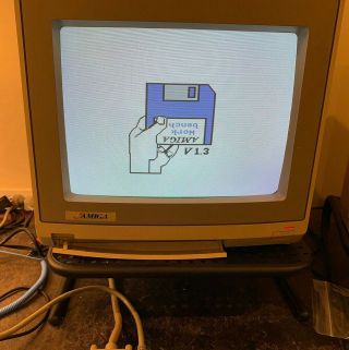 Commodore Amiga 500 PAL - NTSC MOTHERBOARD REV 6A,  KICKSTART 1.  3 ROM 4