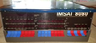 Imsai 8080 Cp/m S - 100 Bus Computer W/ Five Internal Cards Altair S100