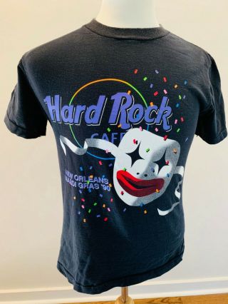 Hard Rock Cafe T Shirt Mardi Gras 1990 Vintage Medium Dead Stock - 0015