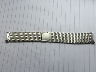 N.  S.  A Vintage Stainless Steel Watch Bracelet - 18mm Endpieces -