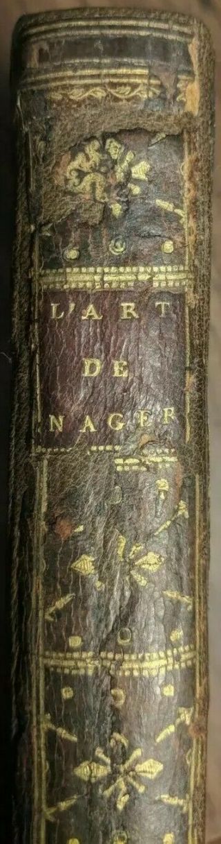 THE ART OF SWIMMING 1782 FRENCH EDITION L ' ART DE NAGER MELCHISEDECH THEVENOT 2