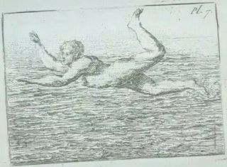 THE ART OF SWIMMING 1782 FRENCH EDITION L ' ART DE NAGER MELCHISEDECH THEVENOT 3