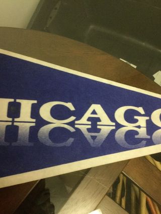 Vintage Chicago Cubs 1995 MLB Baseball Full Size Pennant Flag 5