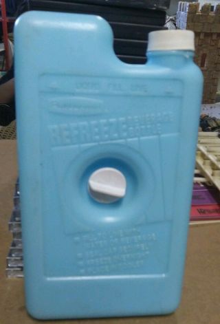 Rubbermaid Refreeze 8279 Refillable Cooler Ice Pack Beverage Bottle Gott Vintage