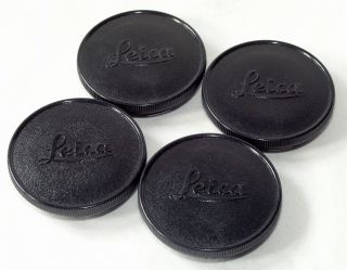 4 Leica M Body Caps -