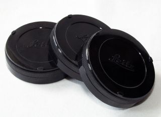 3 Leica M Back Caps -