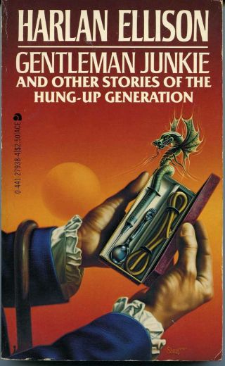 Harlan Ellison Gentleman Junkie Vintage Paperback Book Sci Fi Barclay Shaw Ill.