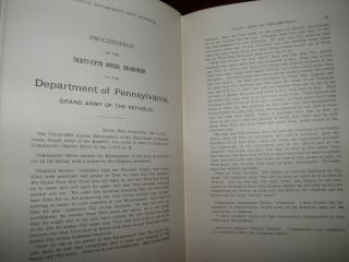 William T Ziegler Owned 35th Gettysburg GAR Encampment Book 1901 5