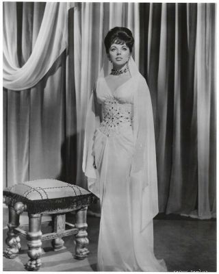 Vintage 1960 Joan Collins Stunning Period Costume Photograph Esther And The King