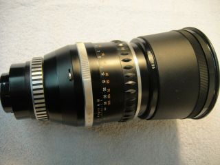 Rare Zeiss Jenna 180 - Sonnar (auto) F 2.  8 180mm 7324680 W Caps & Leather Case