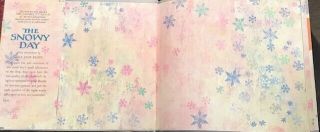 SIGNED SNOWY DAY book DUST JACKET Ezra Jack Keats blue cloth great cond 8