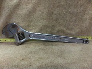 Vintage Craftsman Made In Usa 16 " Adjustable Wrench 44606