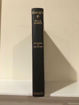 Smoky the Cow Horse Will James First Illustrated Edition 1929 Dust Jacket 8
