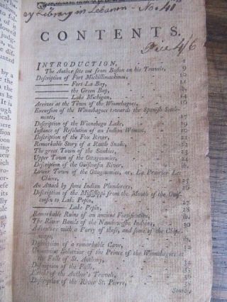 1789 THREE YEARS TRAVELS INTERIOR PARTS NORTH AMERICA CARVER AMERICAN INDIANS 3