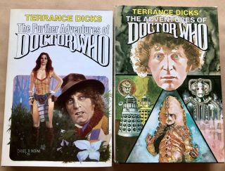2 Books The Adventures Of Doctor Who Further Adventures Hc/dj Bce Terrance Dicks