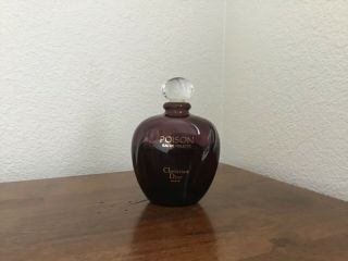 Vtg Poison By Christian Dior Eau De Toilette Splash Perfume 1.  7 Oz