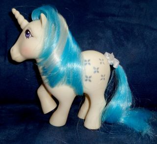 Rose: My Little Pony Vintage Unicorn Majesty Glittery Symbols G1