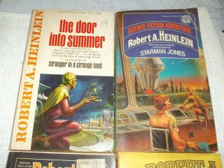 Robert Heinlein,  4 Science Fiction,  Paperbacks,  Vintage ACE and others,  Troopers 2