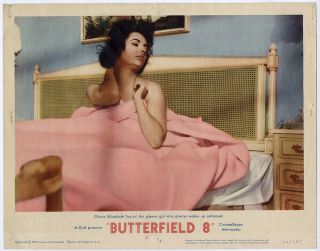 Elizabeth Taylor In Butterfield 8 Vintage 1960 Mgm Color Lobby Card