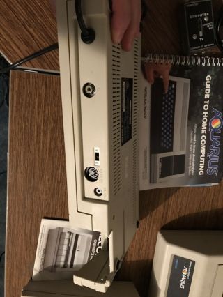 Vintage Aquarius Home Computer System Tape Drive Printer Controller Manuals Box 6