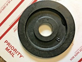 1 X 5 Lb Milled York Olympic Vintage Barbell Weight Plate